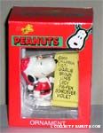 Santa Snoopy Ornament