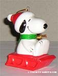 Snoopy on Sled