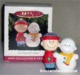 Charlie Brown with Snowman