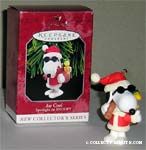 Snoopy as Santa Joe Cool Christmas Ornament