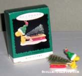 A Tree for Woodstock Miniature Christmas Ornament