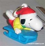 Snoopy on Blue Sled