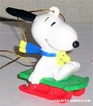 Snoopy and Woodstock on Sled