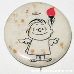 Angel with Torch Pin - Non-peanuts, possibly by Schulz for the United Way