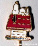 Snoopy on Doghouse Stick Pin 