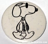 Jewish Snoopy Button