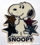 Snoopy with stars Pin