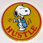 Snoopy disco dancing 'Hustle' Button