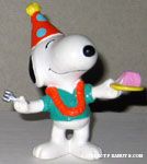 Snoopy Partying with Cake