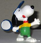 Snoopy playing Tennis