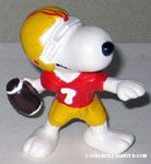 Snoopy playing Football