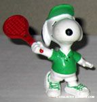 Snoopy with Tennis Racket