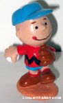 Charlie Brown throwing Baseball PVC Figurine