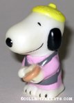 Snoopy holding cookie Figure