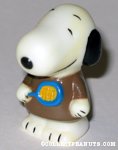 Snoopy holding tennis racket Figure