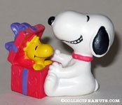 Snoopy with Woodstock in gift box PVC Figurine