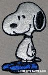 Snoopy wearing blue shoes Patch