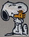 Snoopy hugging Woodstock Patch