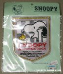 Snoopy & Woodstock with arms up Patch