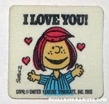Peppermint Patty 'I Love You' Patch