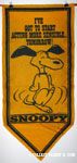 Snoopy dancing 'I've got to start acting more sensible... tomorrow' Pennant