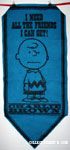 Charlie Brown 'I need all the friends I can get' Pennant