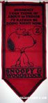 Snoopy with Woodstock sleeping on his nose 'Suddenly I can think of about 10 things I'd rather be doing right now' Pennant