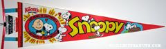 Snoopy multi-poses 40th Anniversary Logo 'Knott's Berry Farm' Pennant