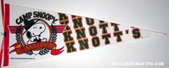 Knott's Camp Snoopy 10th Anniversary Pennant