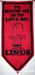 Linus with outstretched arms