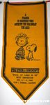 Snoopy & Pigpen 'A friend is someone who accepts you for what you are' Pennant