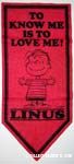 Linus with outstretched arms