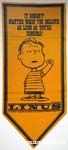 Linus raising arm