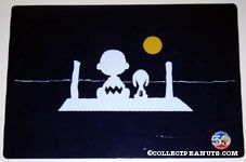 Charlie Brown and Snoopy on Pier