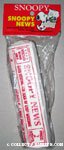 Snoopy News Red Squeaky Toy