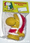 Woodstock in Santa Suit dog squeak toy
