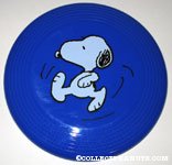 Snoopy Kicking Plastic Flying Disc