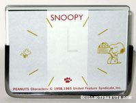 Snoopy holding dog dish and Woodstock flying Glass & Silver Picture Frame