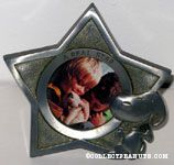 Snoopy kneeling with arms outstretched Pewter Picture Frame