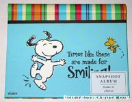 Snoopy & Woodstock Smiles Snapshot Album