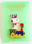 Snoopy train engineer Pin