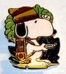 Snoopy Hiker Pin