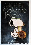 Snoopy with tennis racket Pin