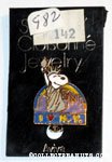 Snoopy Statue of Liberty 'I Love New York' Pin