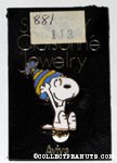 Snoopy wearing stocking cap Pin