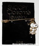 Snoopy dancing Safety Pin