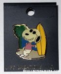 Snoopy Joe Cool with Surfboard Pin