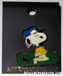 Snoopy playing golf Pin
