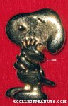 Snoopy hugging Woodstock pin