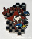 Snoopy crooning with microphone 'Jammin' 1950's' Pin
